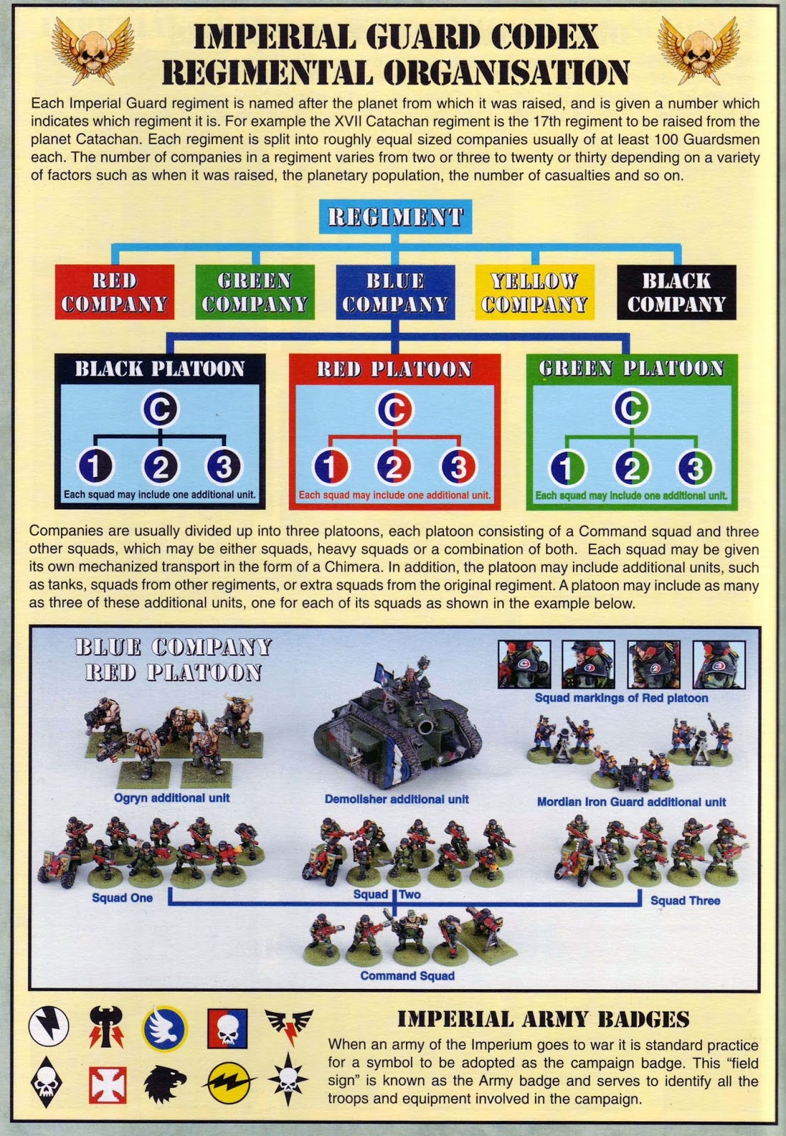 Guard designations - + ASTRA MILITARUM + - The Bolter and Chainsword