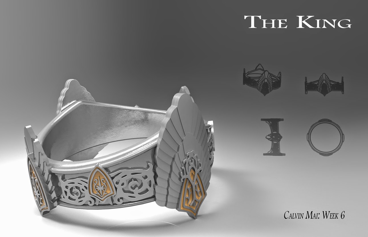 ELDS 205 Computer Aided Product Design Calvin Mai Week 6 The King