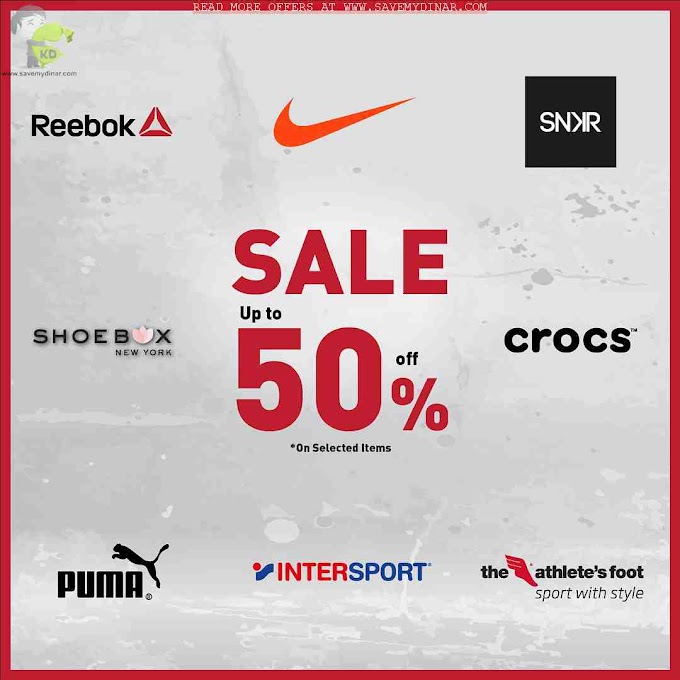 The Athlete's Foot, Crocs, Shoebox NY, SNKR, Nike, Reebok, PUMA and INTERSPORT Kuwait - Enjoy the end of season promotions