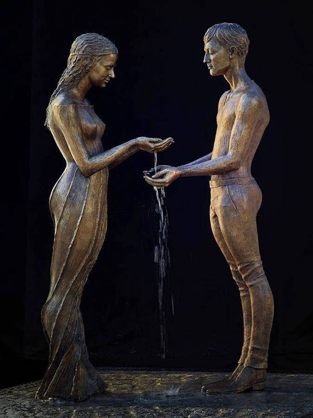bronz heykel - fiskiye