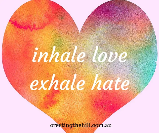 inhale love exhale hate