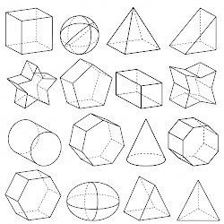 3d shape fun shapes geometric geometry polygons cut printable