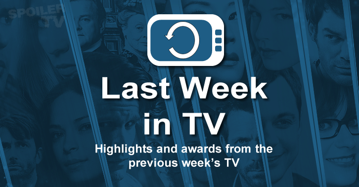 Last Week in TV - June 22 - 28 - Episode Awards and Reviews