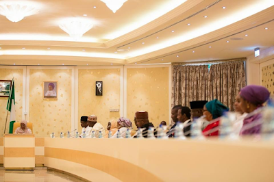 1a3 Photos: Mrs Aisha Buhari at the inauguration of the Technical Committee for International Summit on Girl-Child Education