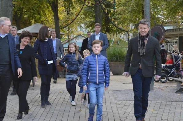 Crown Prince Frederik of Denmark , Crown Princess Mary of Denmark and their children Prince Vincent, Prince Christian, Princess Josephine and Princess Isabella