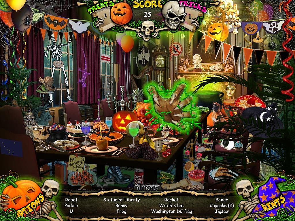 Ukryte Obiekty: Halloween: Trick or Treat