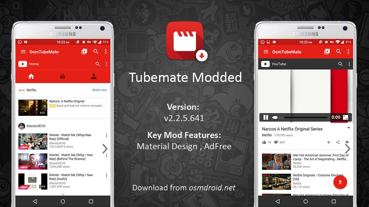 تحميل Tubemate Pro لتحميل الفيديوهات من اليوتيوب والفيس