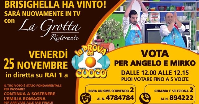 Brisighella Ieri e Oggi LA GROTTA DI BRISIGHELLA ALLA PROVA DEL CUOCO