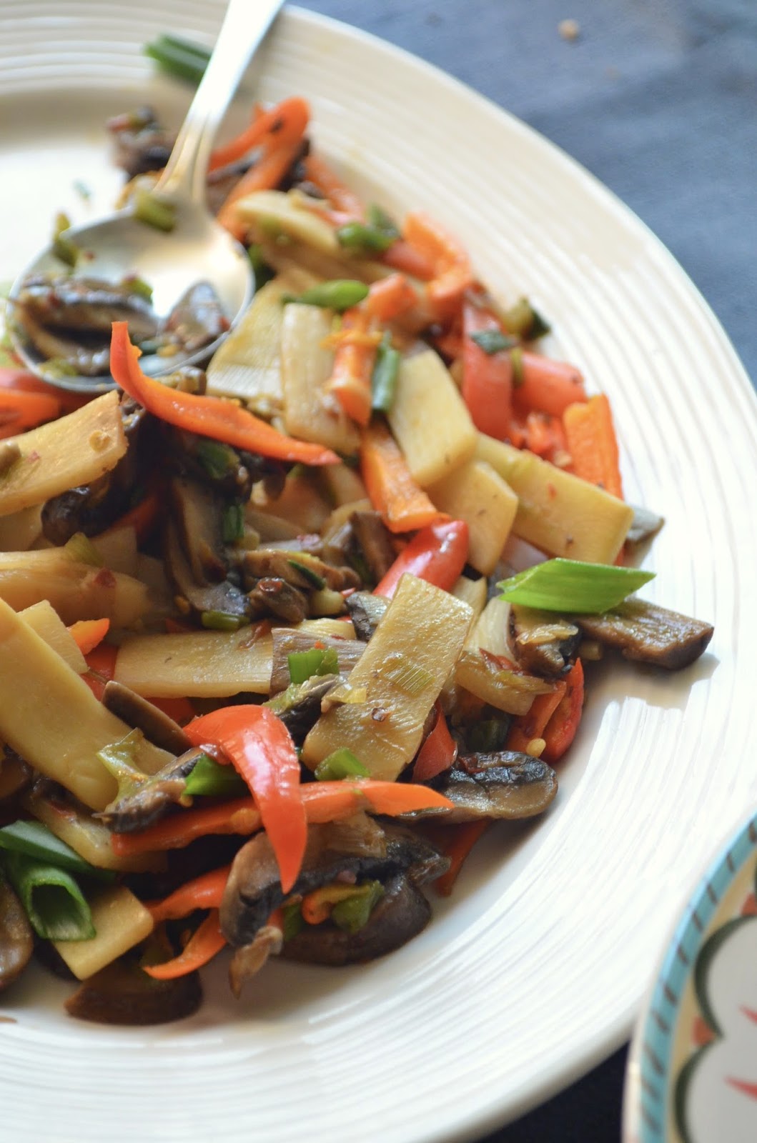 Dishing With Divya Bamboo Shoot Stir Fry