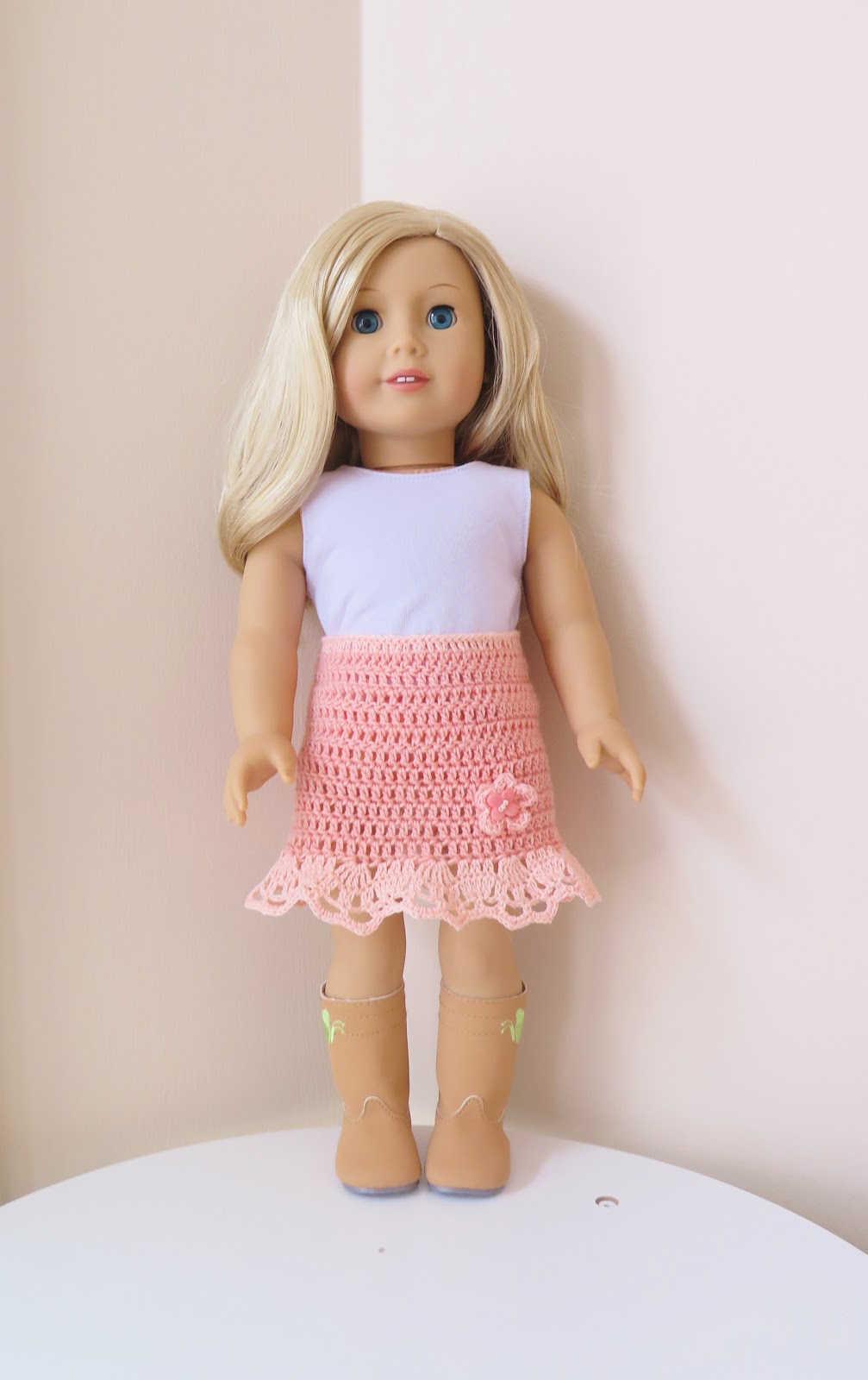 Crocheted Doll Skirt