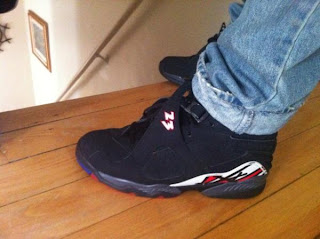 Parallel Outfits: Air Jordan 8 Playoff's on Feet