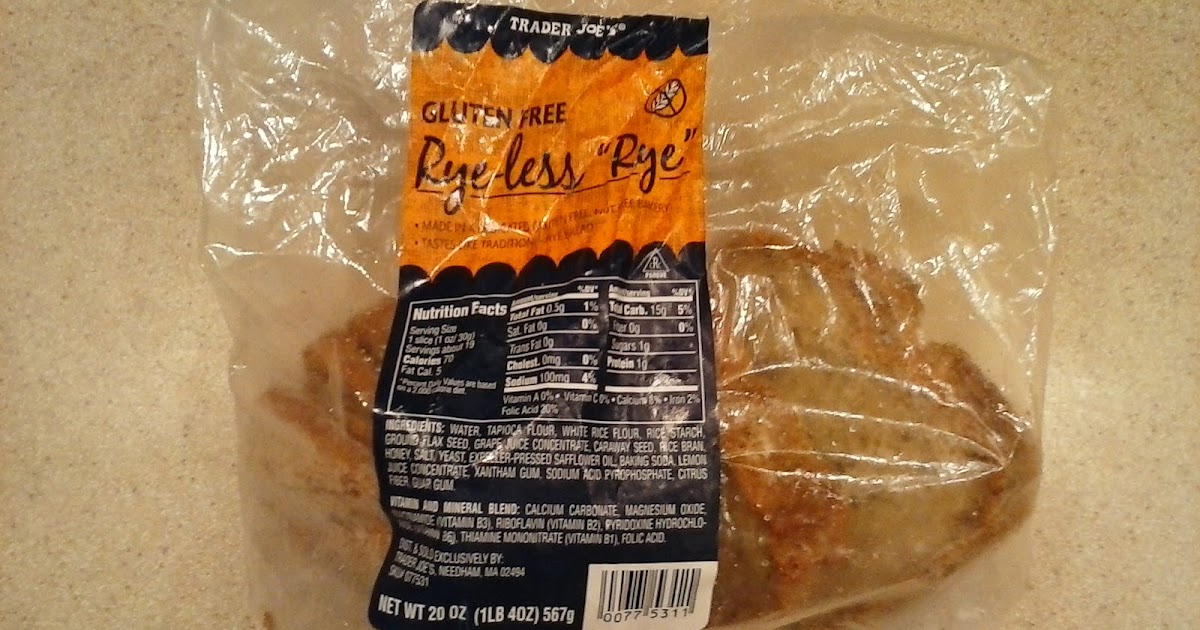 The GlutenFree Glutton Trader Joe's glutenfree "rye" bread rates as mediocre