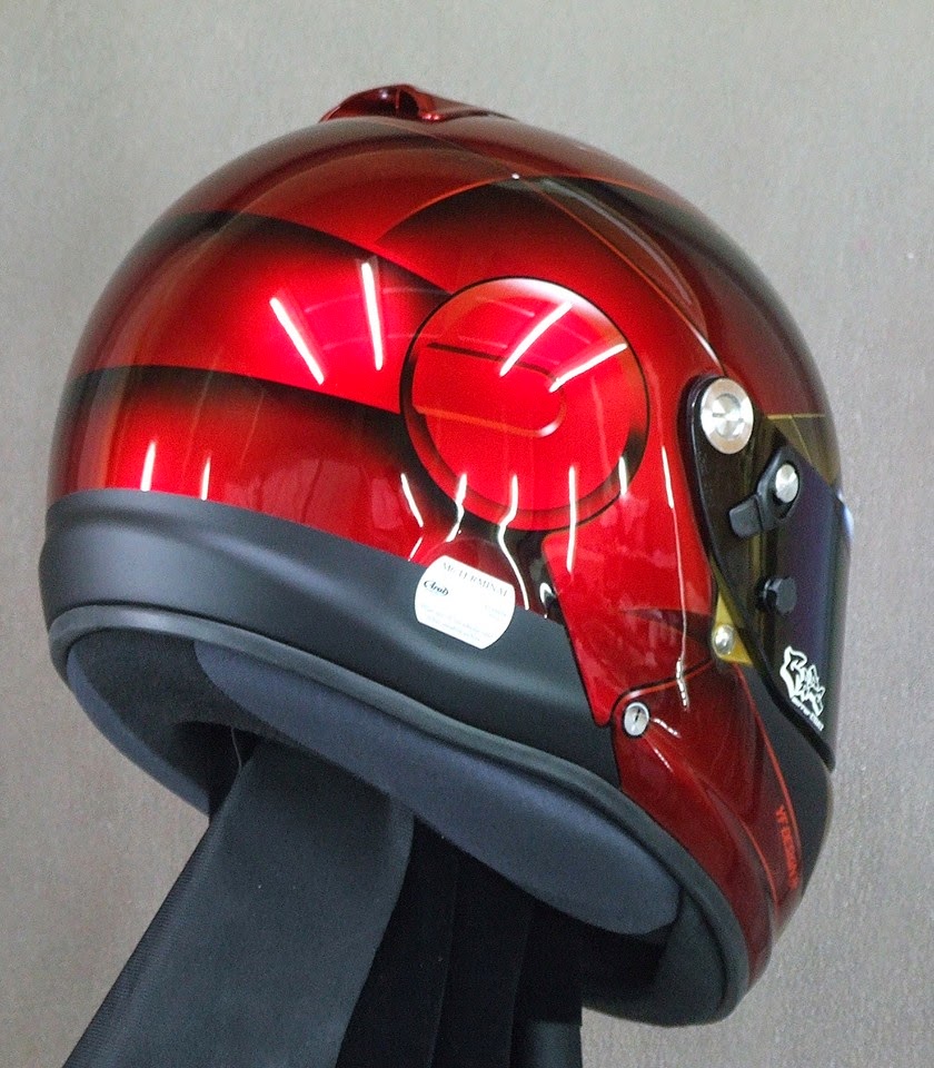 Racing Helmets Garage Arai GP6S "Ironman" 2014 by YF Design