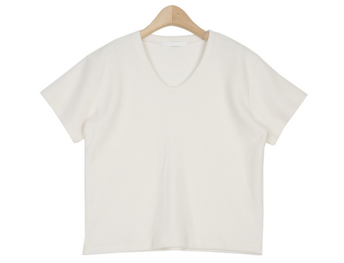 [Stylenanda] U-neck Thick T-shirt | KSTYLICK - Latest Korean Fashion ...