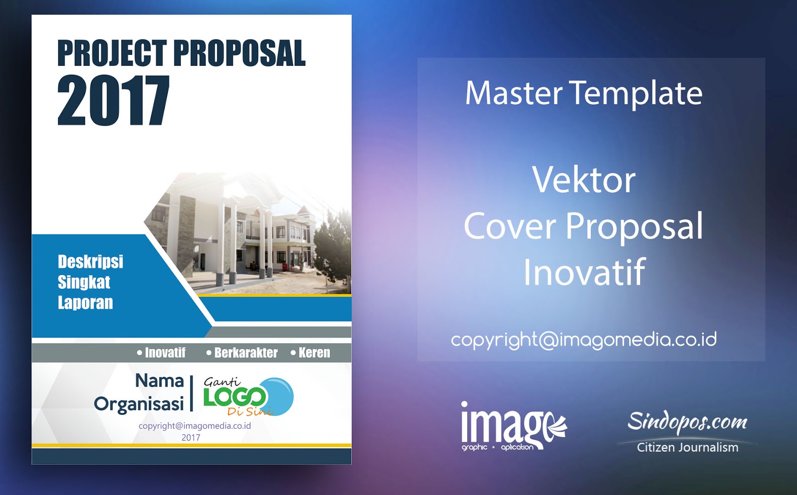 Download Template Desain Cover Proposal Inovatif Imago Media