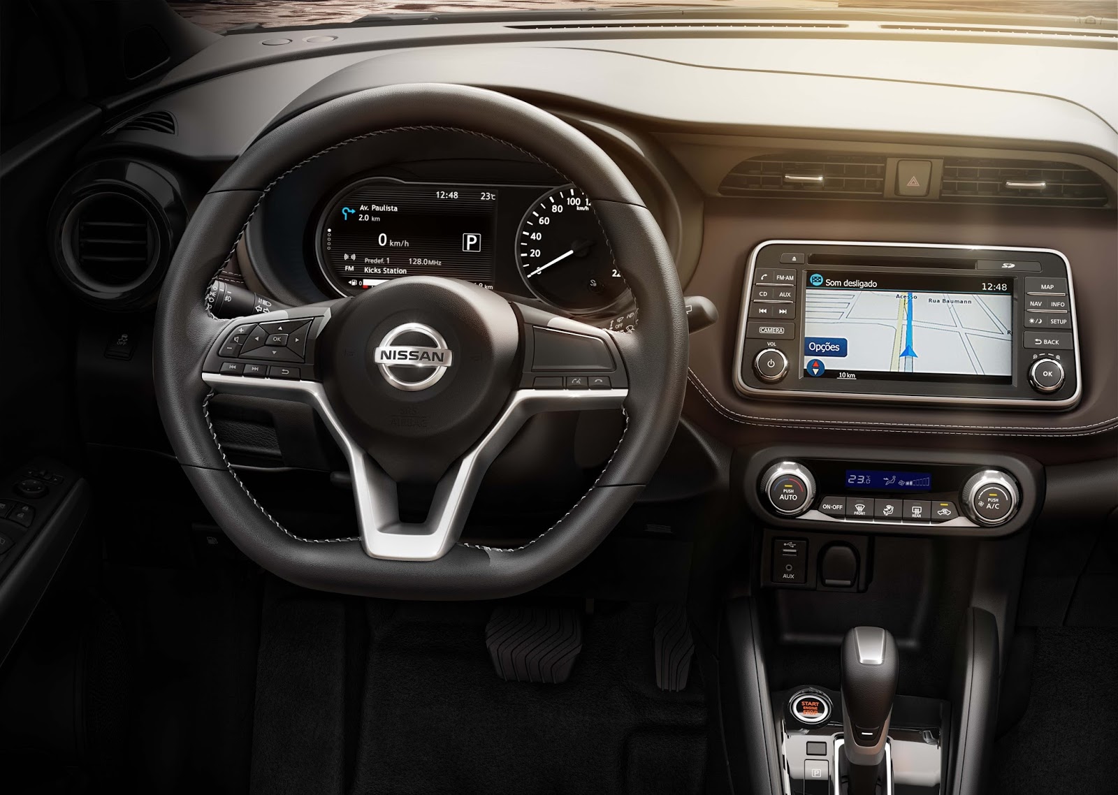 Nissan detalha funções do quadro de instrumentos do Kicks