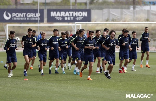 El Málaga entrenará hoy de tarde en La Rosaleda