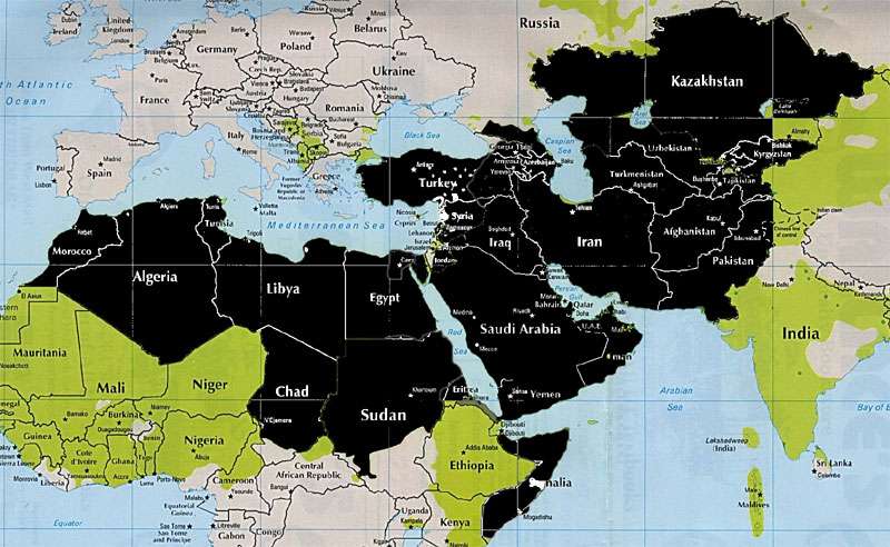 Иг на карте. Великий халифат карта. Карта Исламского халифата. Исламское государство карта. Исламский халифат.
