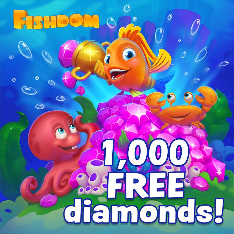 fishdom free diamonds 2020