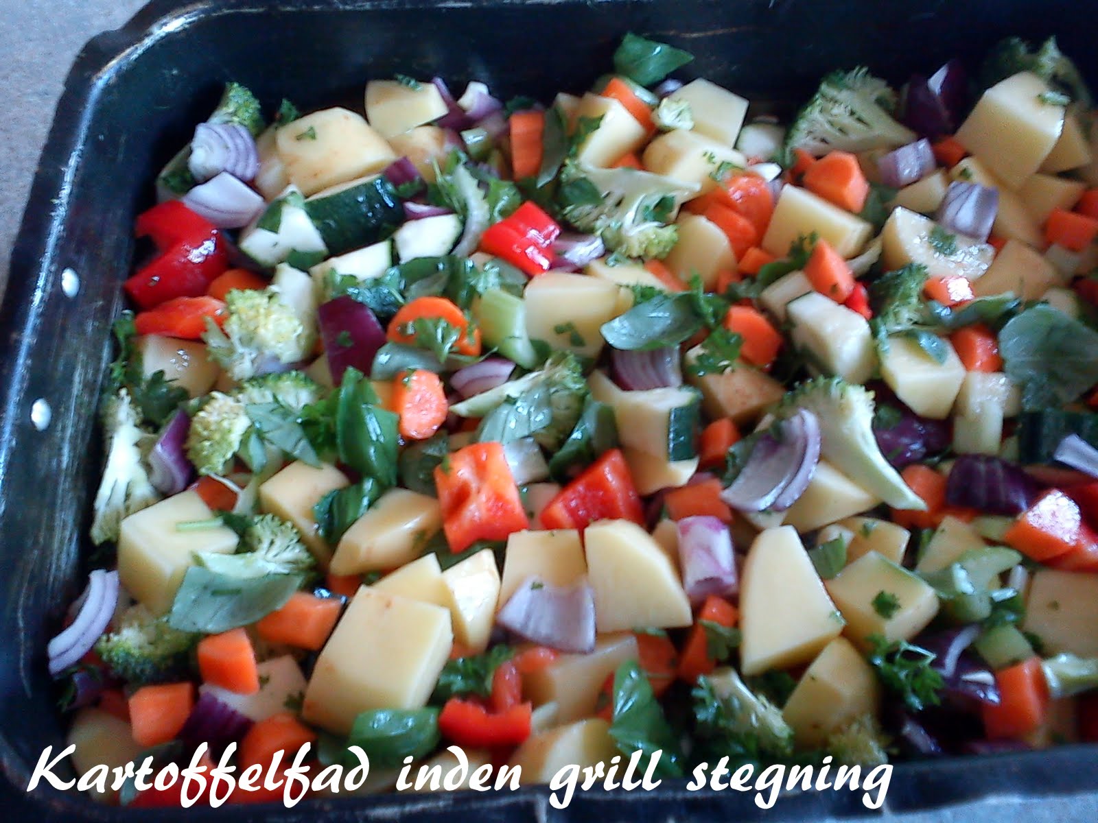 NATURLIGVIS-mad: Kartofler med grønsager på grillen, 2
