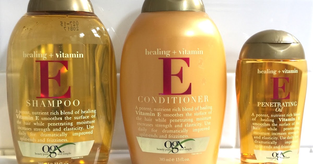 lola's secret beauty blog OGX Healing + Vitamin E Collection Shampoo