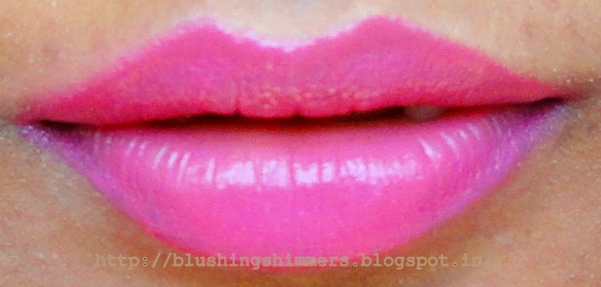 Elle 18 Colour boost Miss pink lipstick swatches