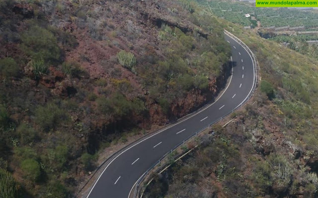 El Cabildo destina más de 250.000 euros a la mejora de la LP-102, principal carretera en zona urbana de Puntallana