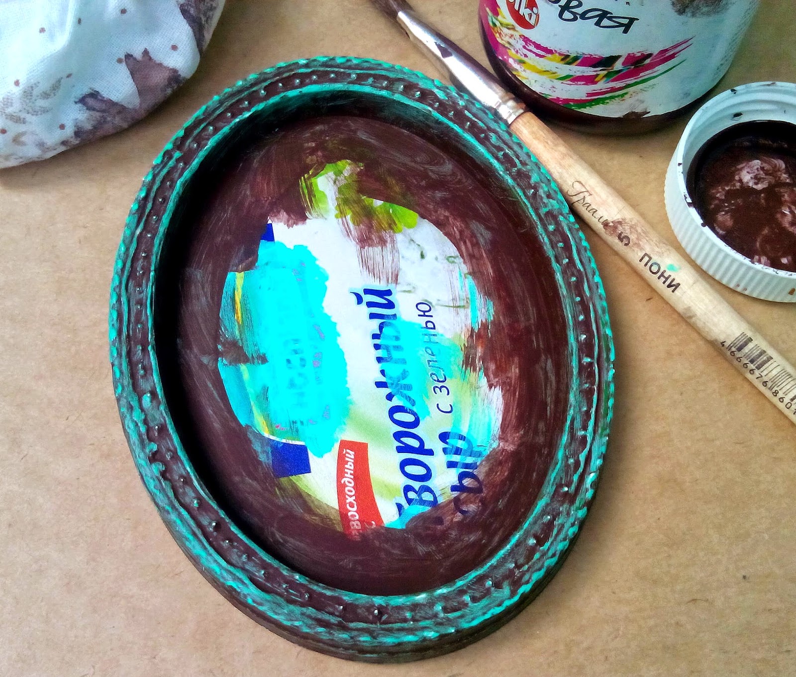 4Dekor вдохновение: Декоративная рамочка из крышки. МК.