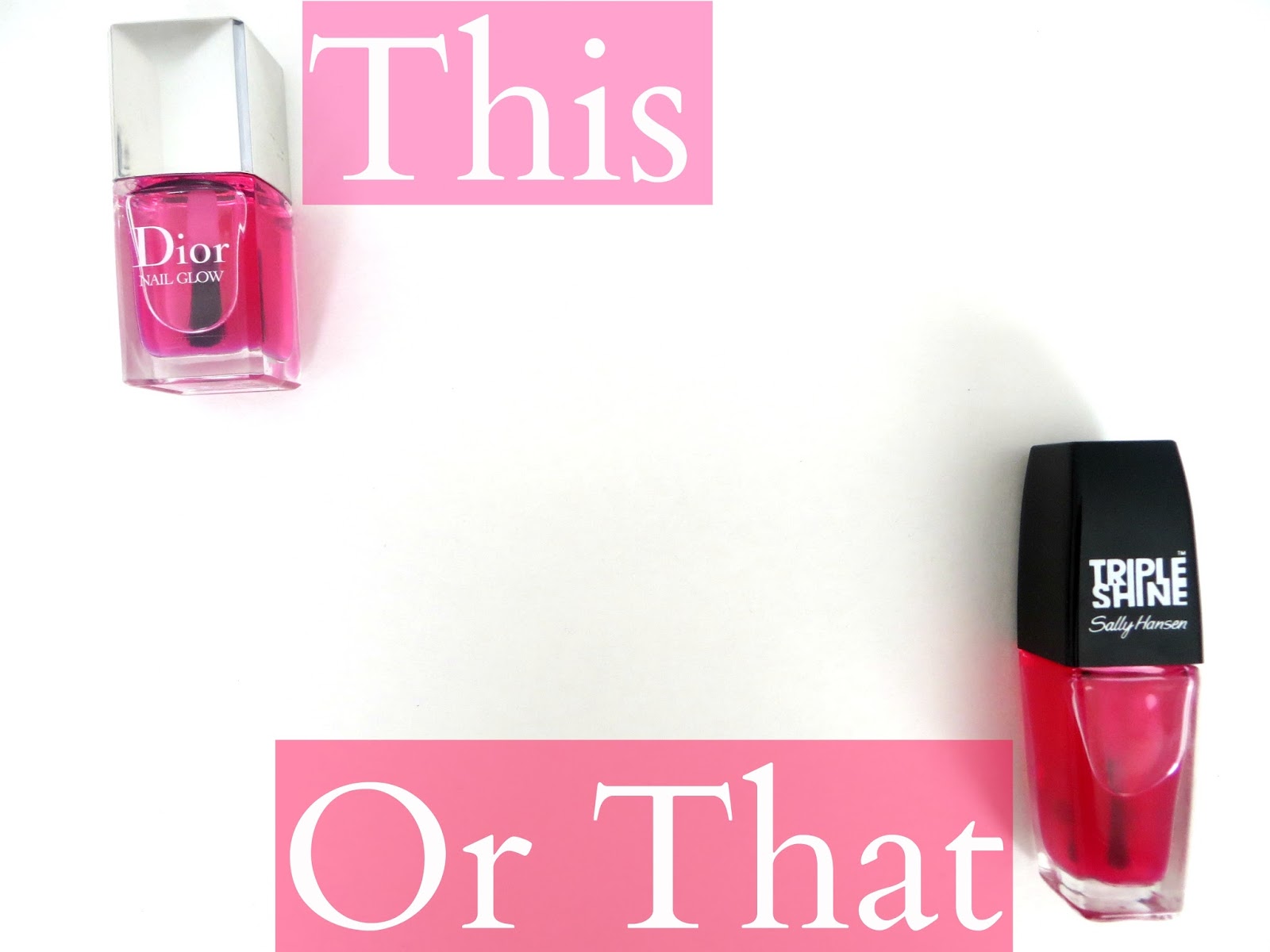 dior clear pink nail polish