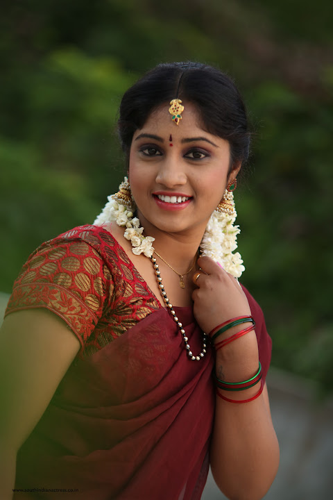 Telugu Actress Gagana in Half Saree Photos