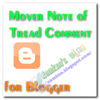 Di chuyển ghi chú theo khung nhận xét khi reply cho thread commnet blogspot