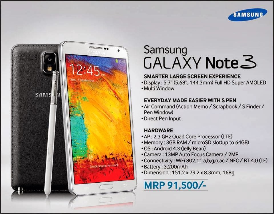 Samsung Note 3 Lte