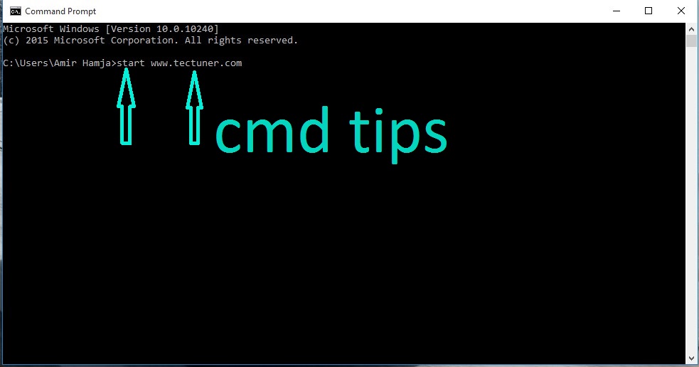 Command Prompt tips and Impress your friends by Command Prompt