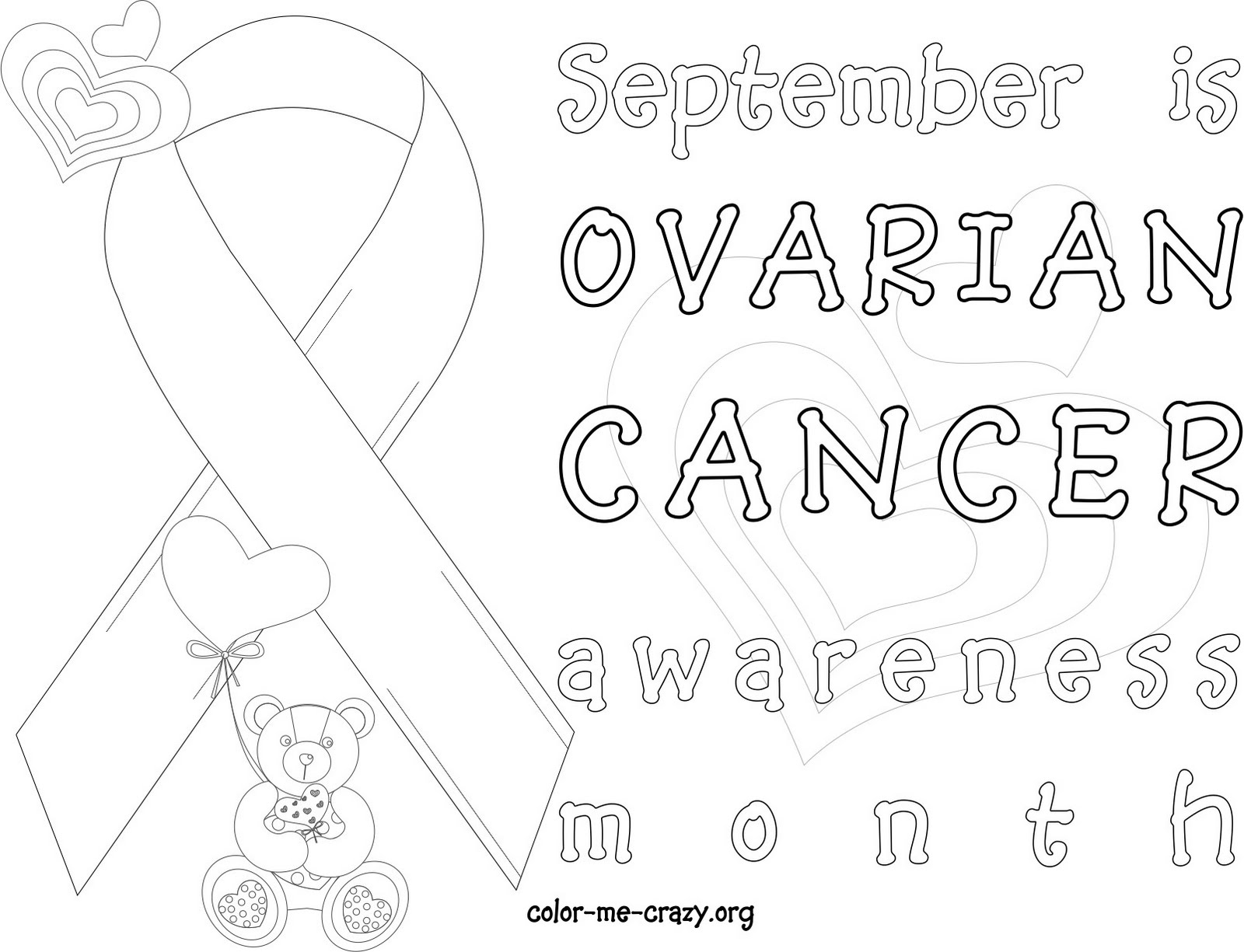 ColorMeCrazy New Cancer Awareness Coloring Pages colormecrazy-new-cancer-awareness-coloring-pages