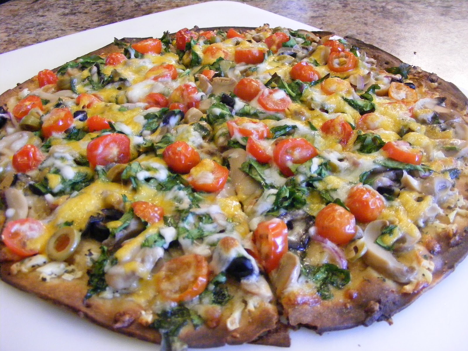 Make Your Someday Today! UltraThin Crust Veggie Pizza