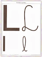 Alfabeto de parede 4 tipos de letras