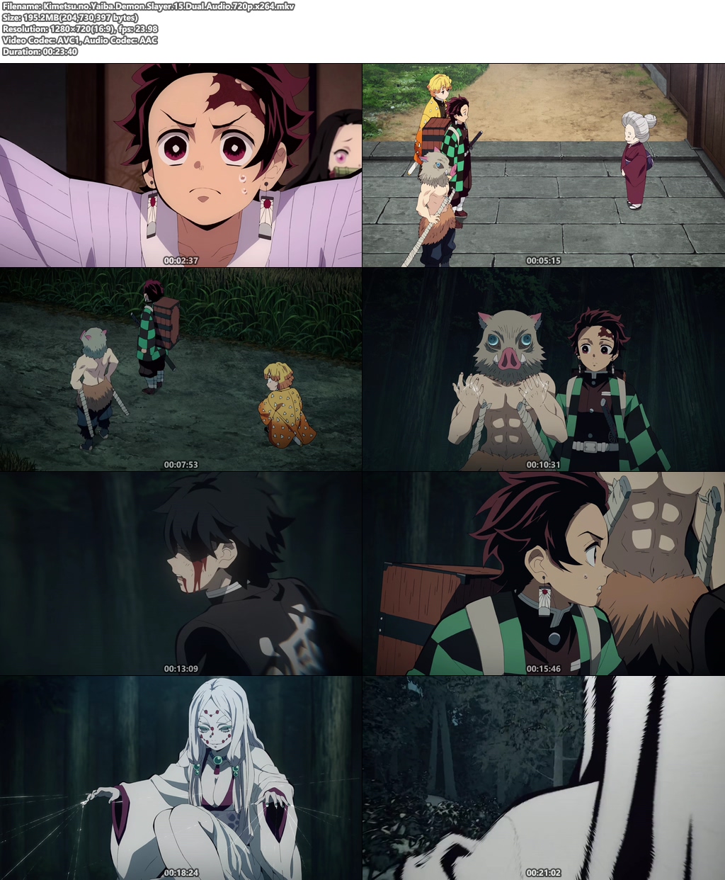 Demon Slayer Episode 15 Saison 2 Watch | Download Demon Slayer: Kimetsu no Yaiba: S01E015 720p | 480p