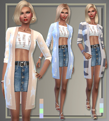 Sims 4 CC's - The Best: Mara Hoffman II Summer Casuals by AllAboutStyle