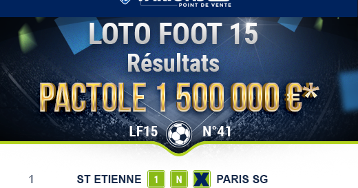 Loto Foot 8 Combien De Match Pour Gagner Loto Foot 15 : 5 heureux gagnants à 300.000€