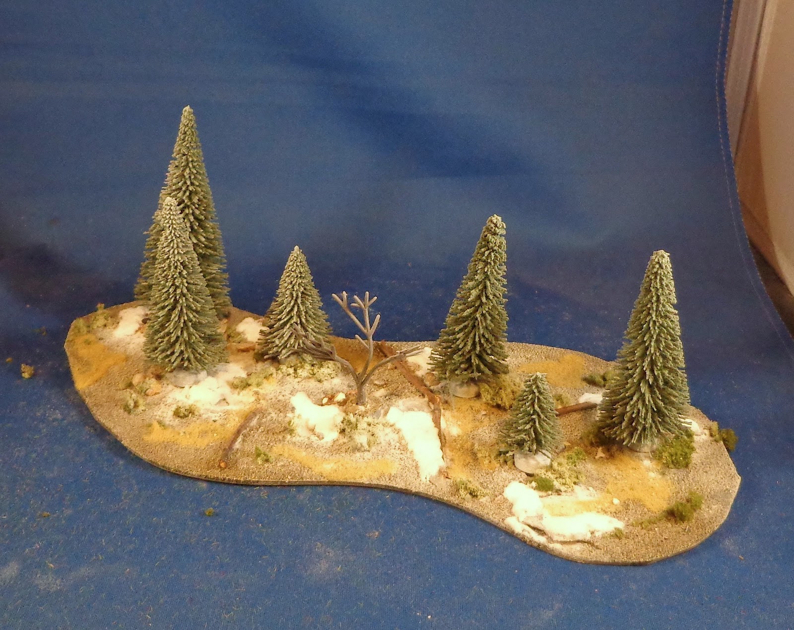 Bob's Miniature Wargaming Blog Winter terrain commission