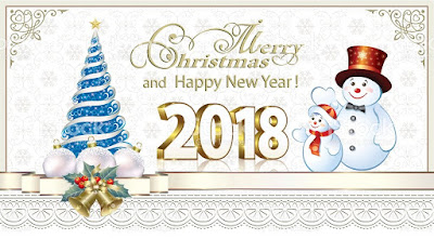 Image result for merry christmas and happy new year 2018