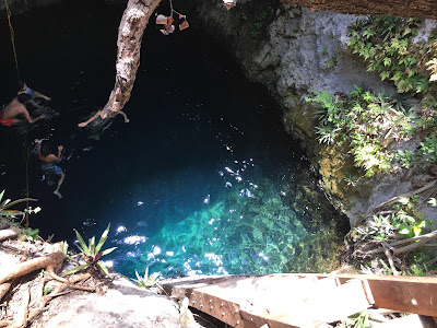 Visiter en bus les cenotes de Homun près de Mérida (Mexique) Cenote Los Tres Oches, Homun, Mexique