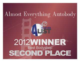 2012 Best Bodyshop in San Francisco Bay Area--Almost Everything Autobody--from ABC7 & CityVoter.com