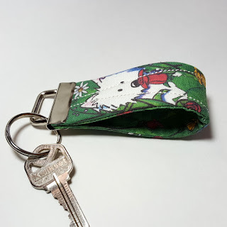 Garden Westies Small Key Fob