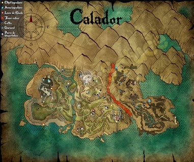 Risen 3, Titan Lords, Calador Map 