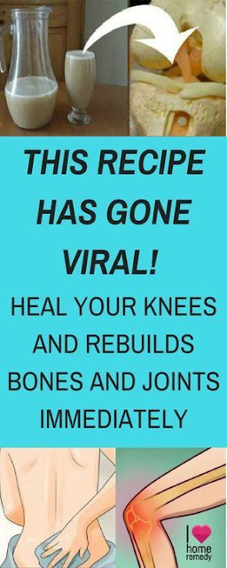 THIS RECIPE HAS GONE VIRAL! HEAL YOUR KNEES AND REBUILDS BONES AND JOINTS IMMEDIATELY