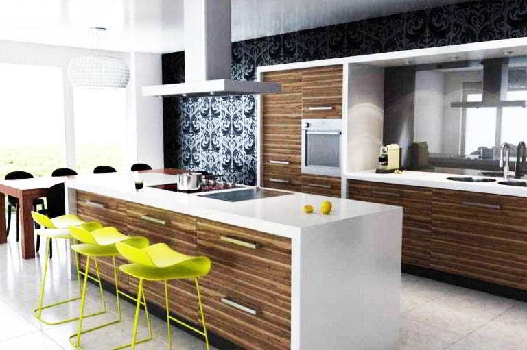 Desain Dapur dan Ruang Makan Sempit Minimalis Sederhana