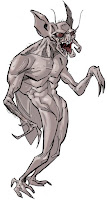 Bigfoot Sword Earthman moth vampire character barbarian comic book design