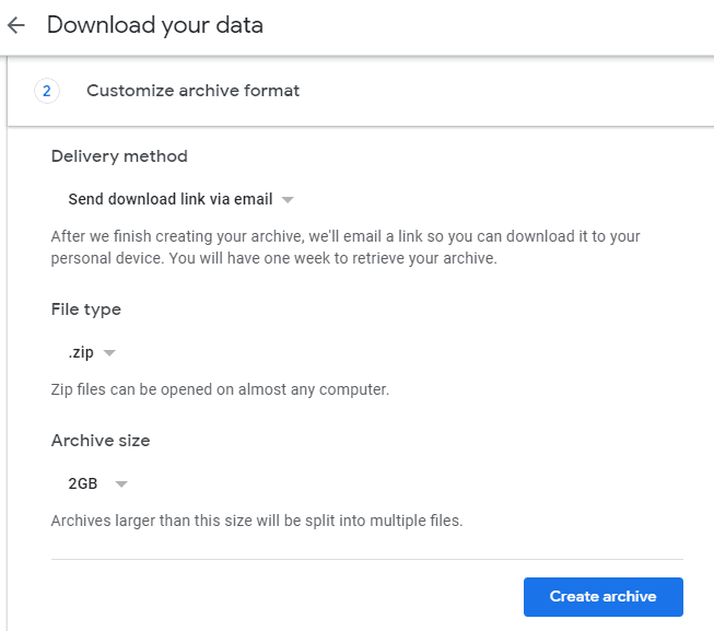 Choose Your Data Format Type