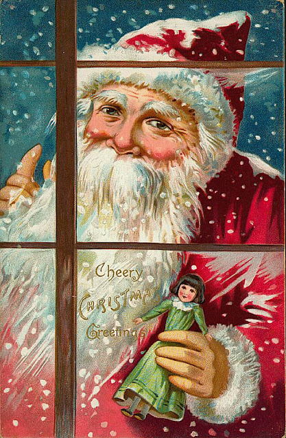 Cartes postales anciennes: Carte postale ancienne Père Noël Cartes postales anciennes: Carte postale ancienne Père Noël